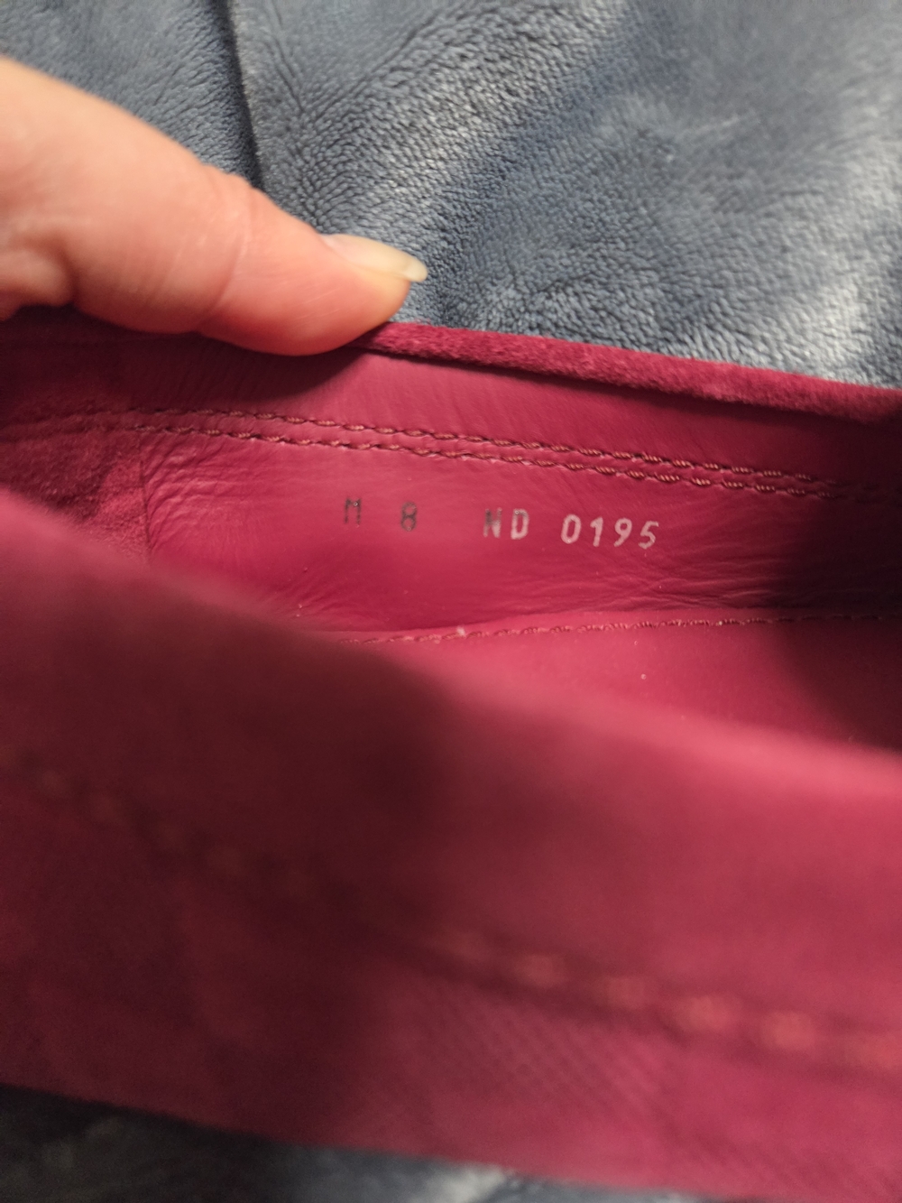 Louis Vuitton Men’s Suede Loafers in Deep Raspberry - Picture 3 of 5